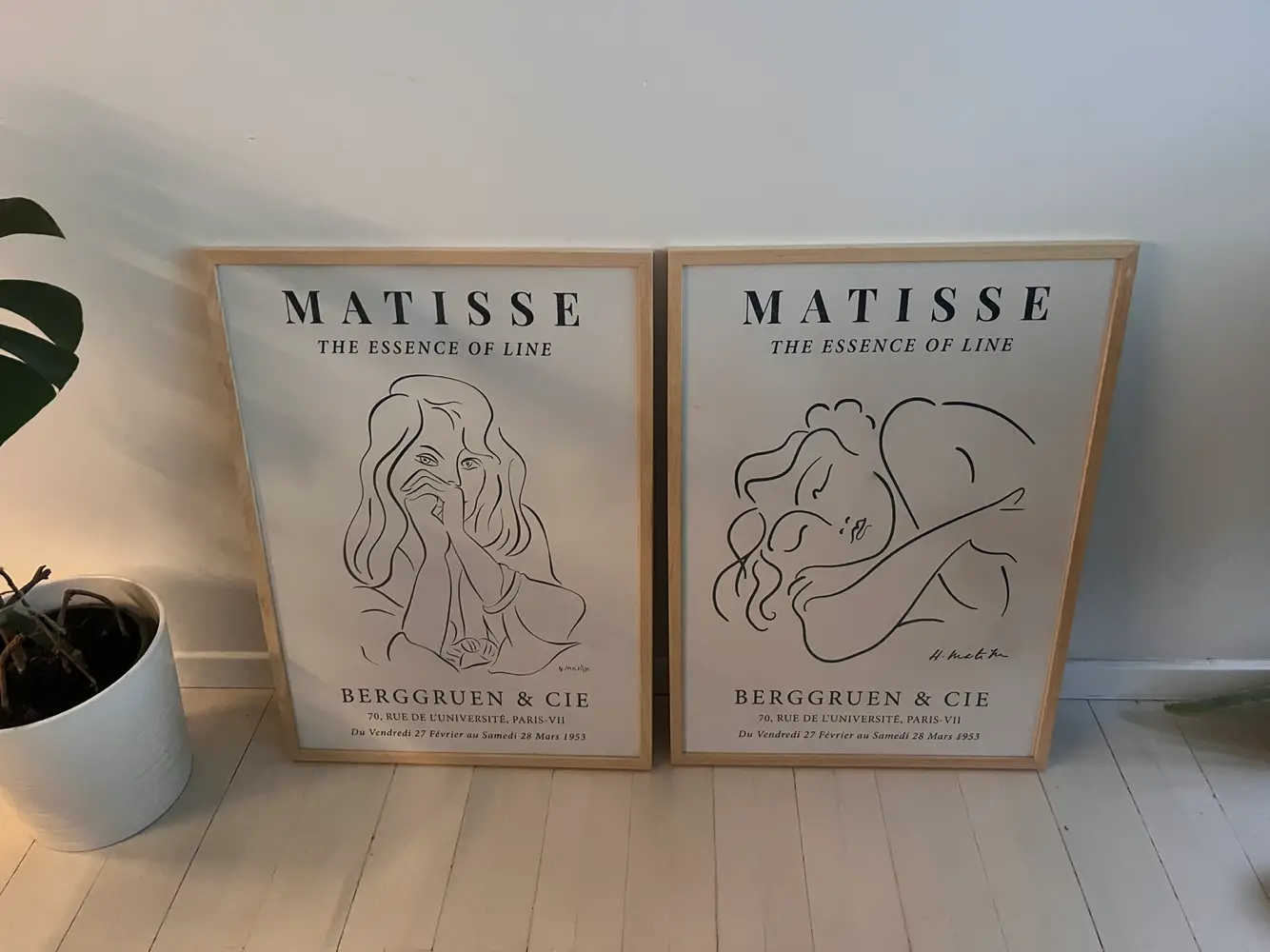 Matisse i træramme Plakater