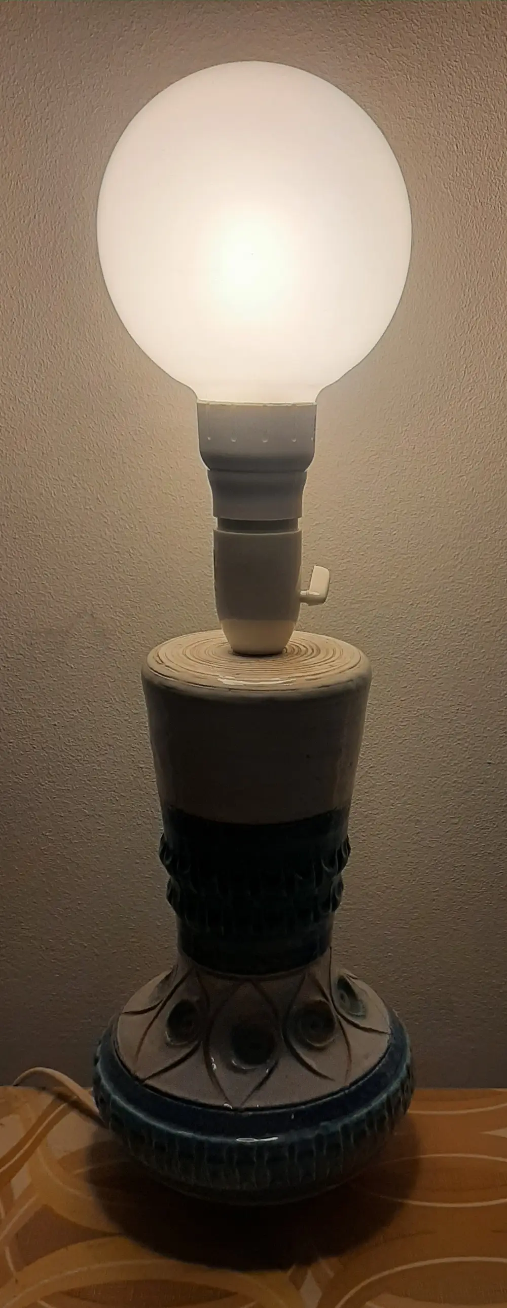 Retro Keramik bordlampe