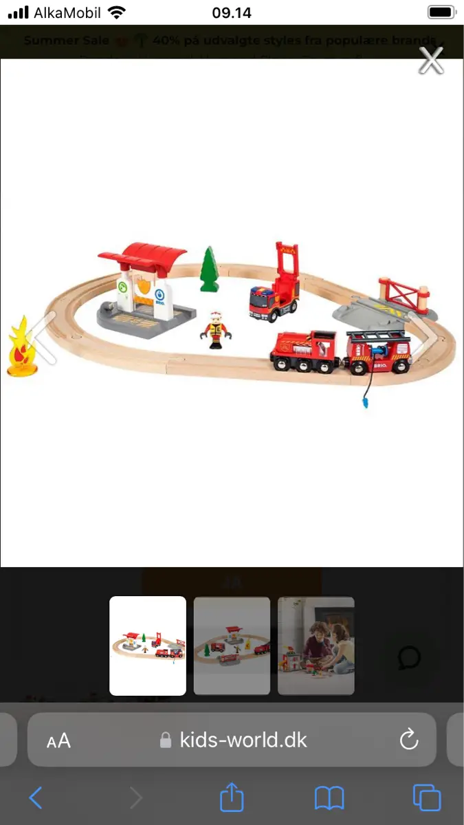 BRIO Togsæt brandmand 33815