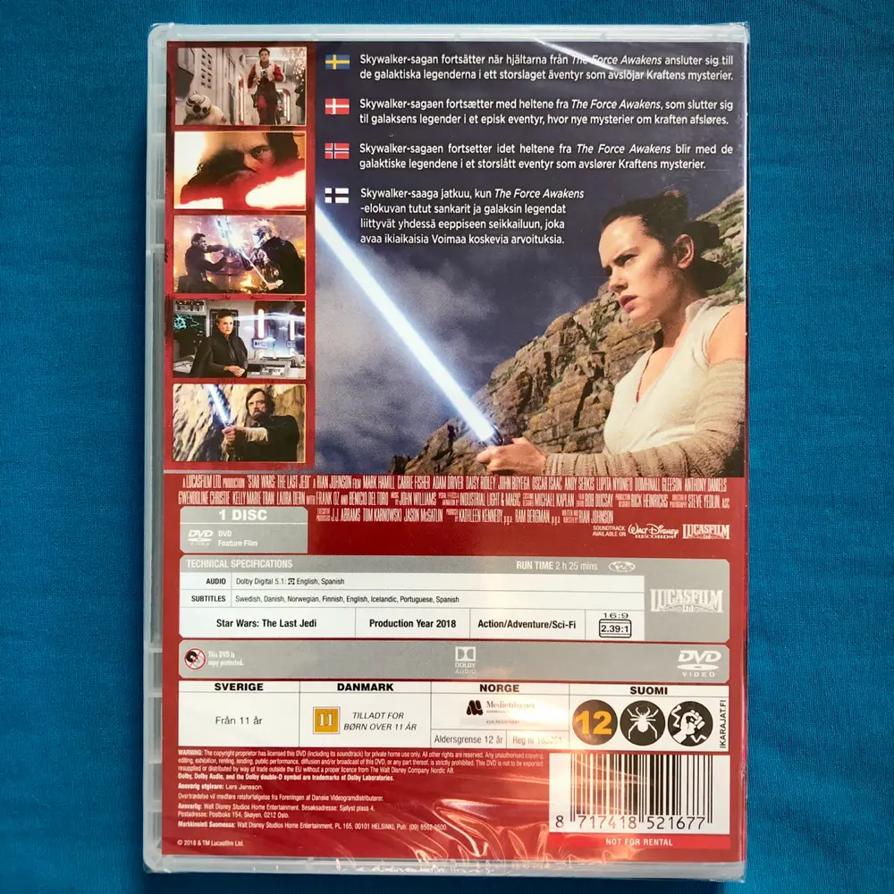 UBRUGT Star Wars Dvd film pakkekalender