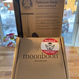 Natures Sway Slyngevugge med moonboon motor