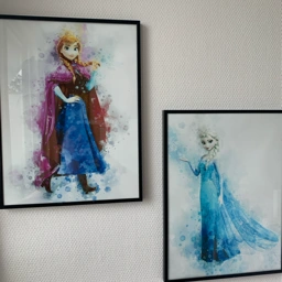 Ukendt Anna Elsa plakat uden ramme