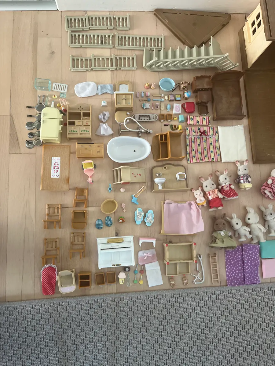 Sylvanian Families Hus med møbler og dyr