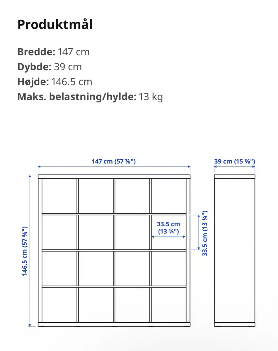 IKEA Kallax reol