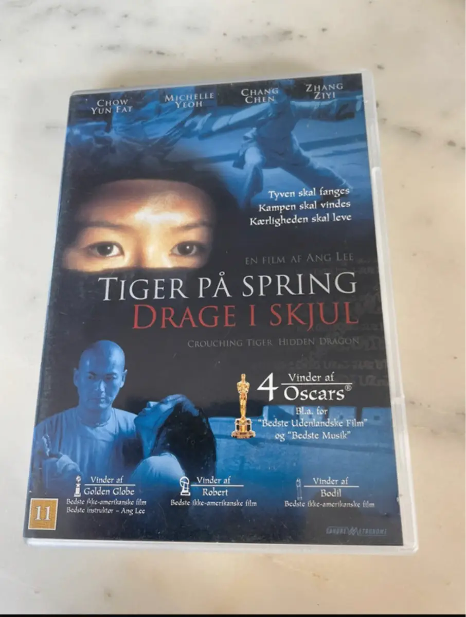 Tiger på spring drage i skjul Dvd film