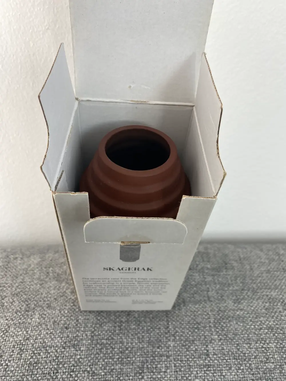 Skagerak Edge vase/ terracotta vase