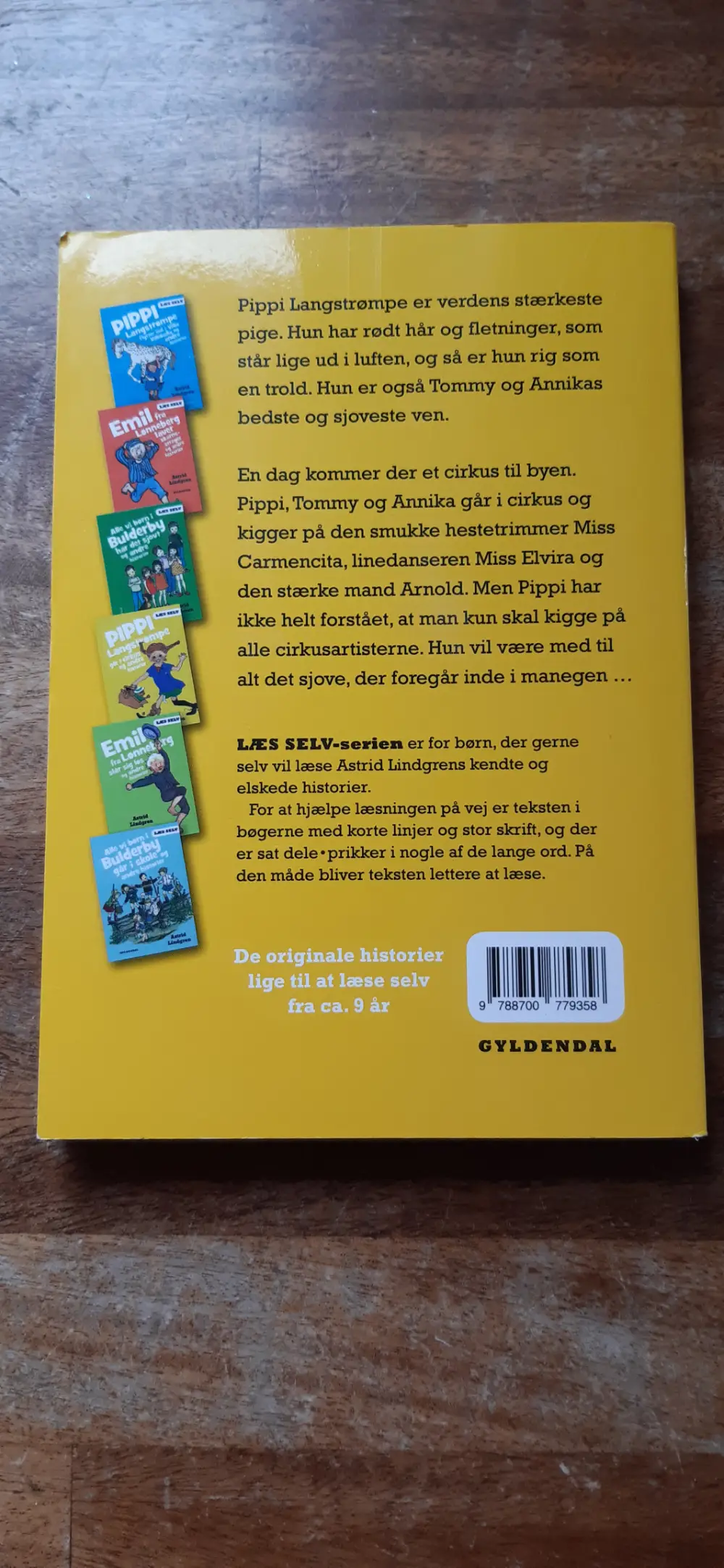 Pippi Langstrømpe går i cirkus Bog