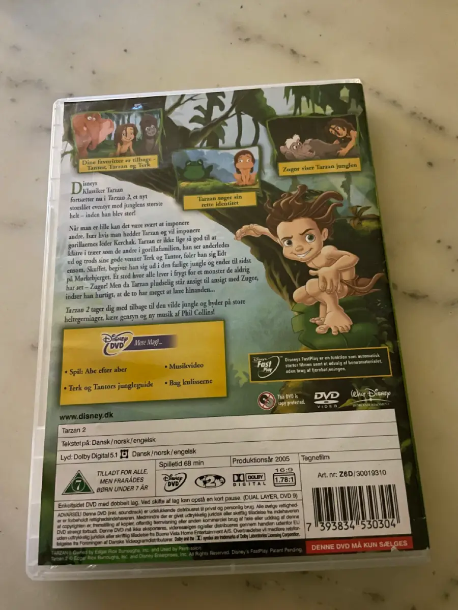 Disney  Tarzan 2 Dvd film