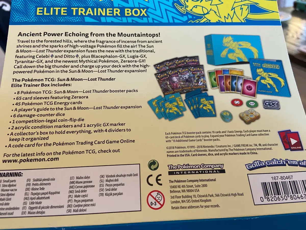 Pokémon Elite Trainer Box