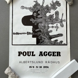 Poul Agger Kunst plakat 1974