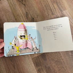 Peter pedal og raketten Pap bog (tykke sider)