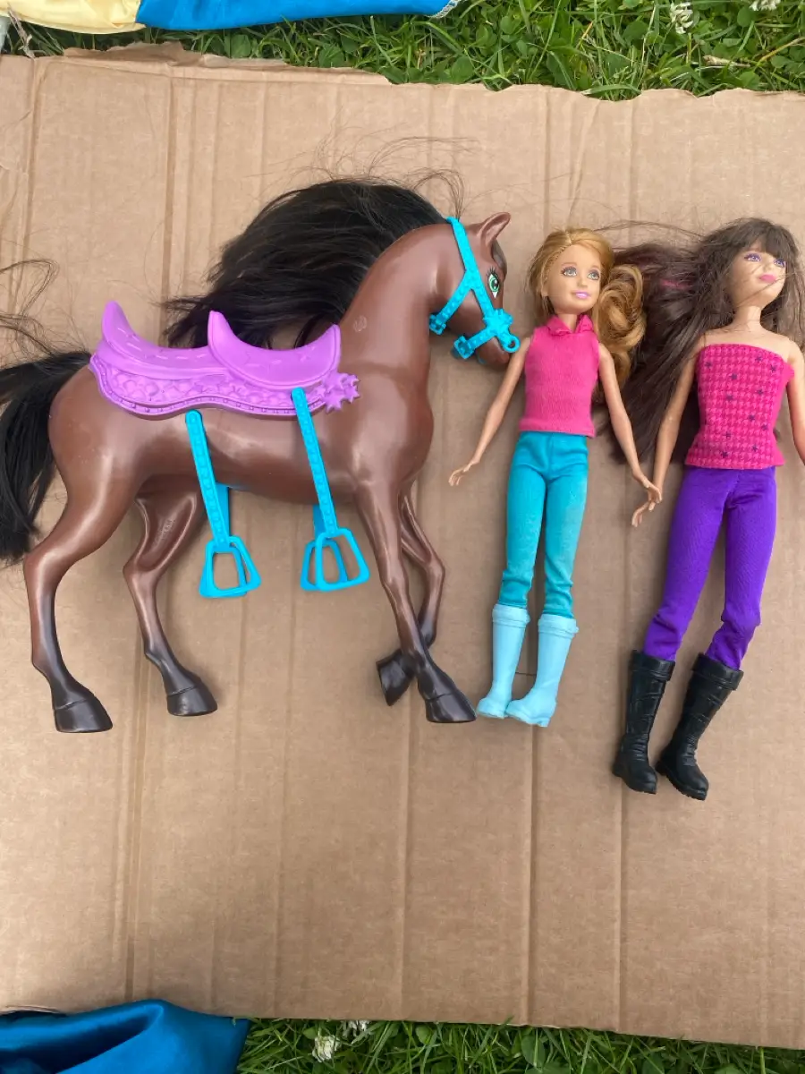 Mattel Barbie hest med ryttere