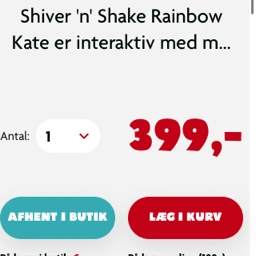 Kindi kids Rainbow Kate shiver'n'shake