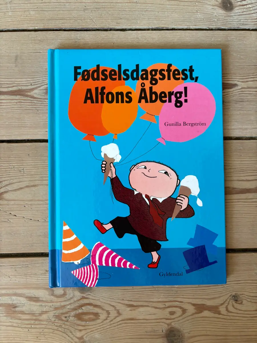 Fødselsdagsfest Alfons Åberg Bog