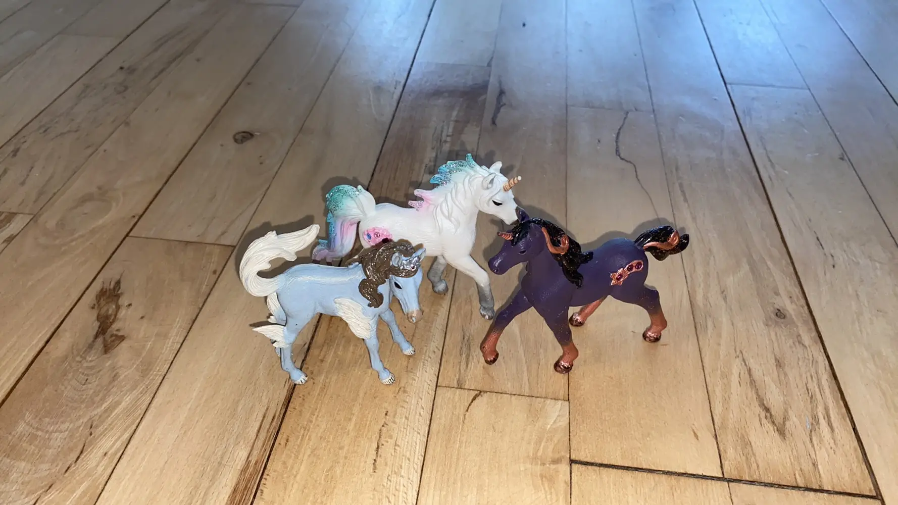 Schleich 3 fine små heste