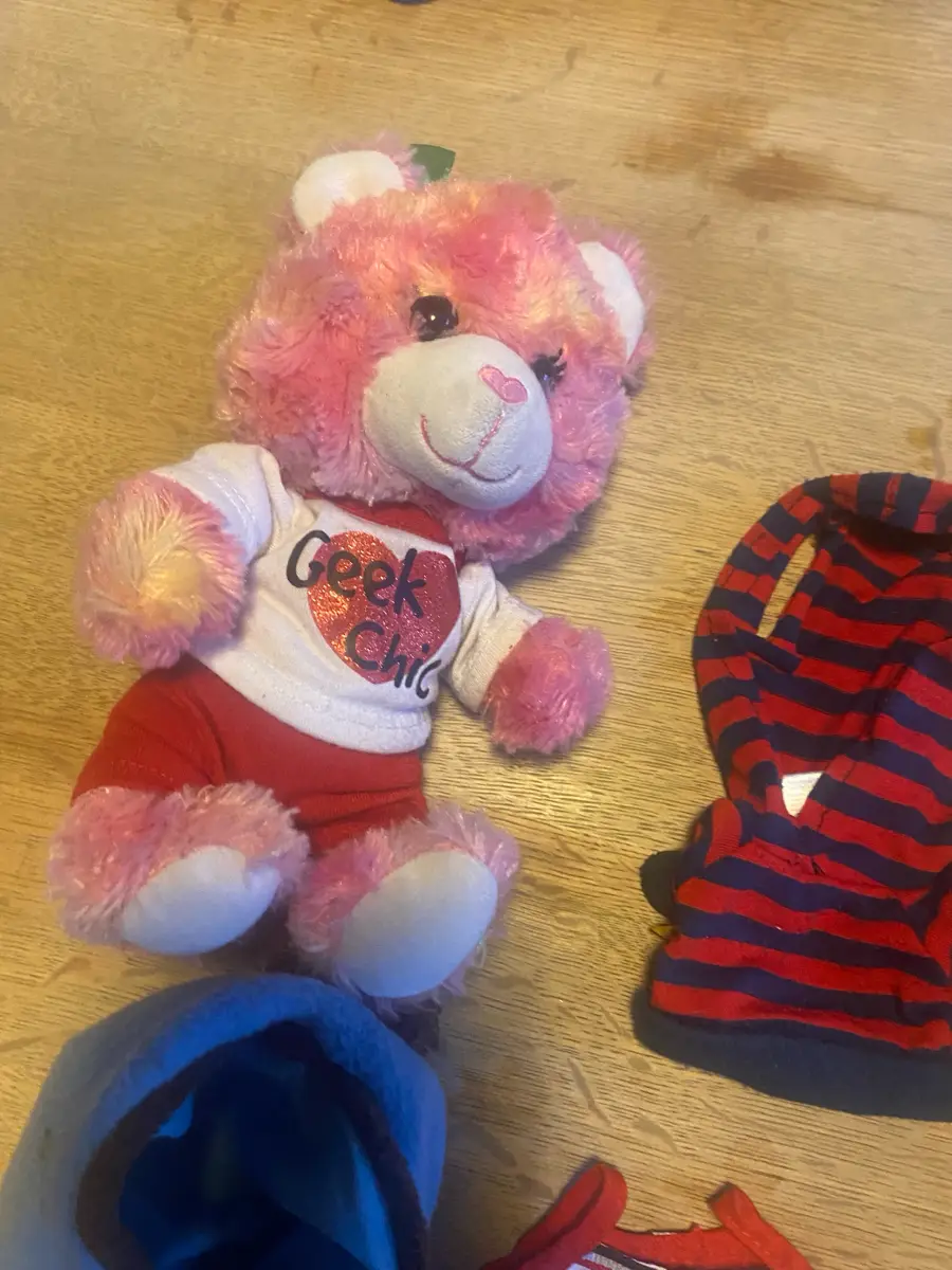 Build-A-Bear Bamse + tøj