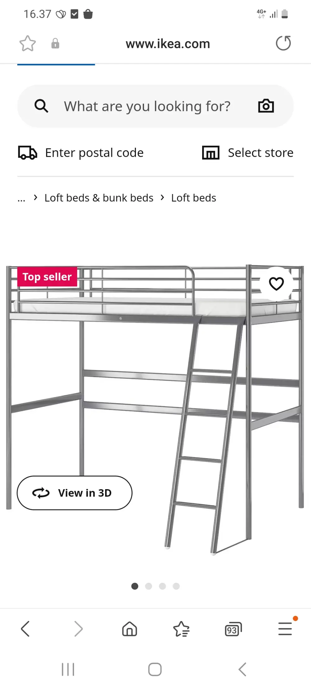 IKEA Højseng