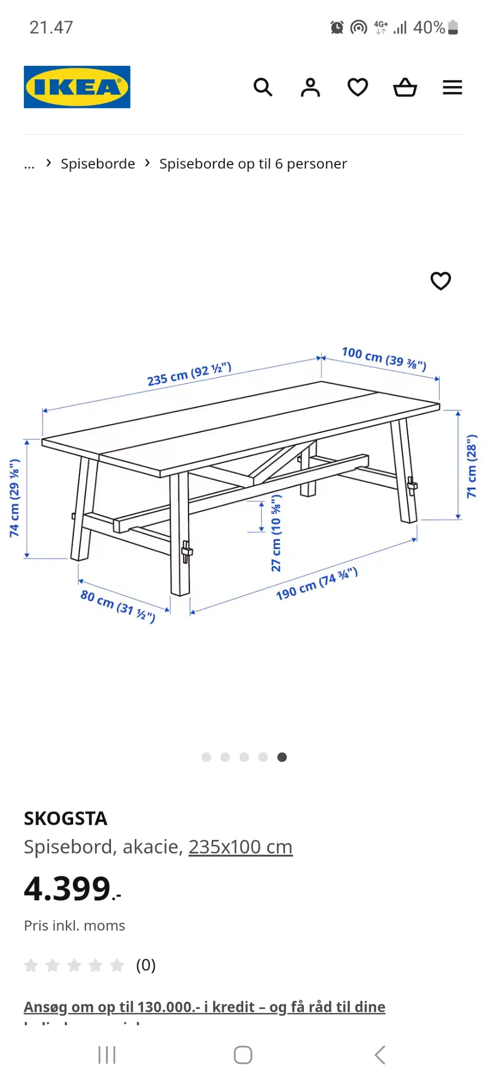 IKEA Spisebord