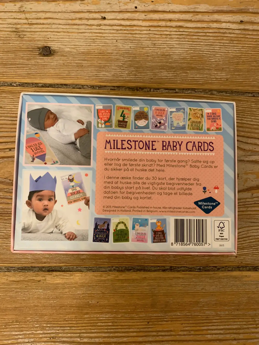 Milestone baby cards Milestone baby kort