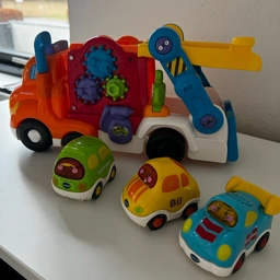 Vtech Lastbil og 3 biler