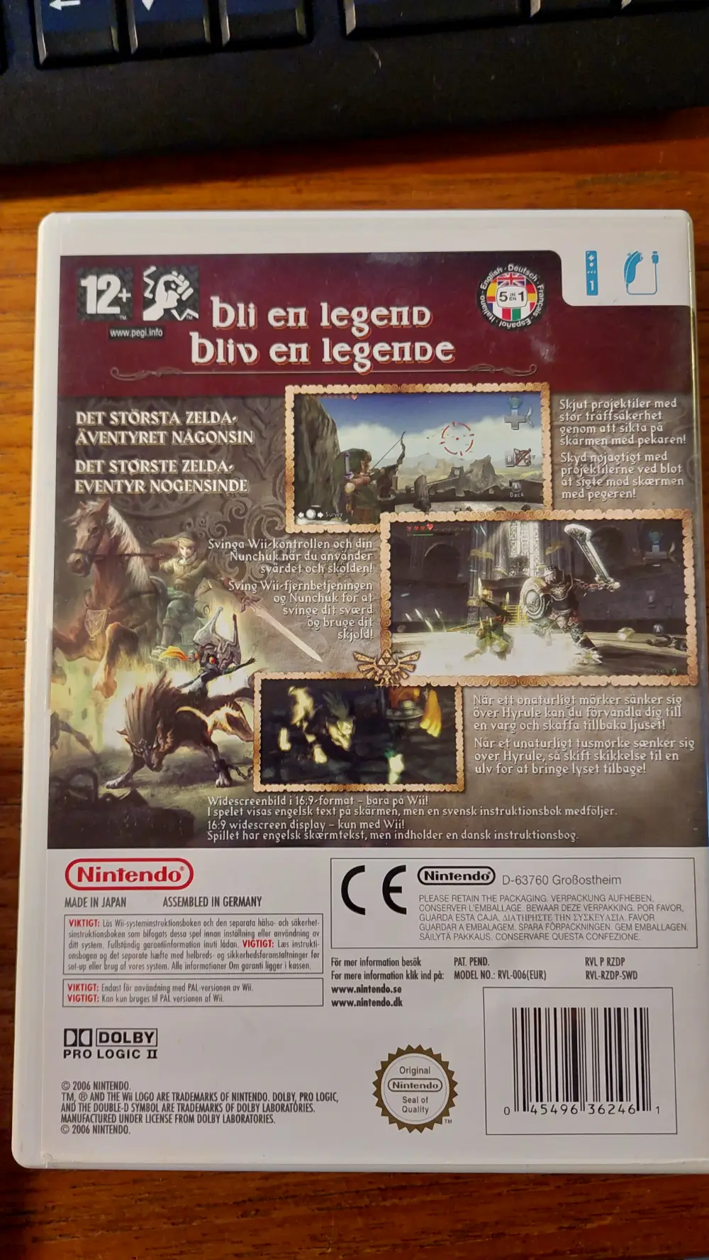 The Legend of Zelda - Twilight Princess Nintendo Wii spil