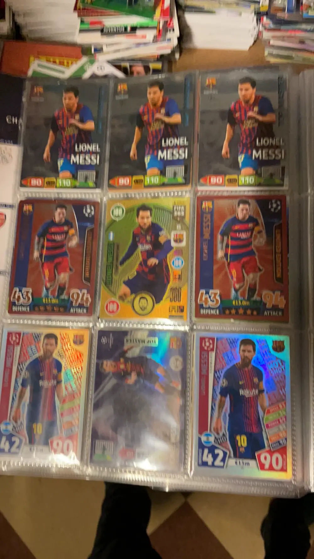 Panini Messi Fodboldkort