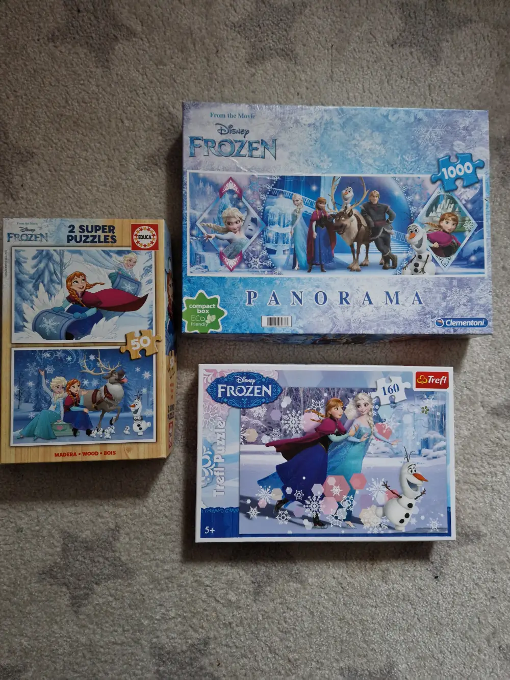 Frost Frozen spil puzzle