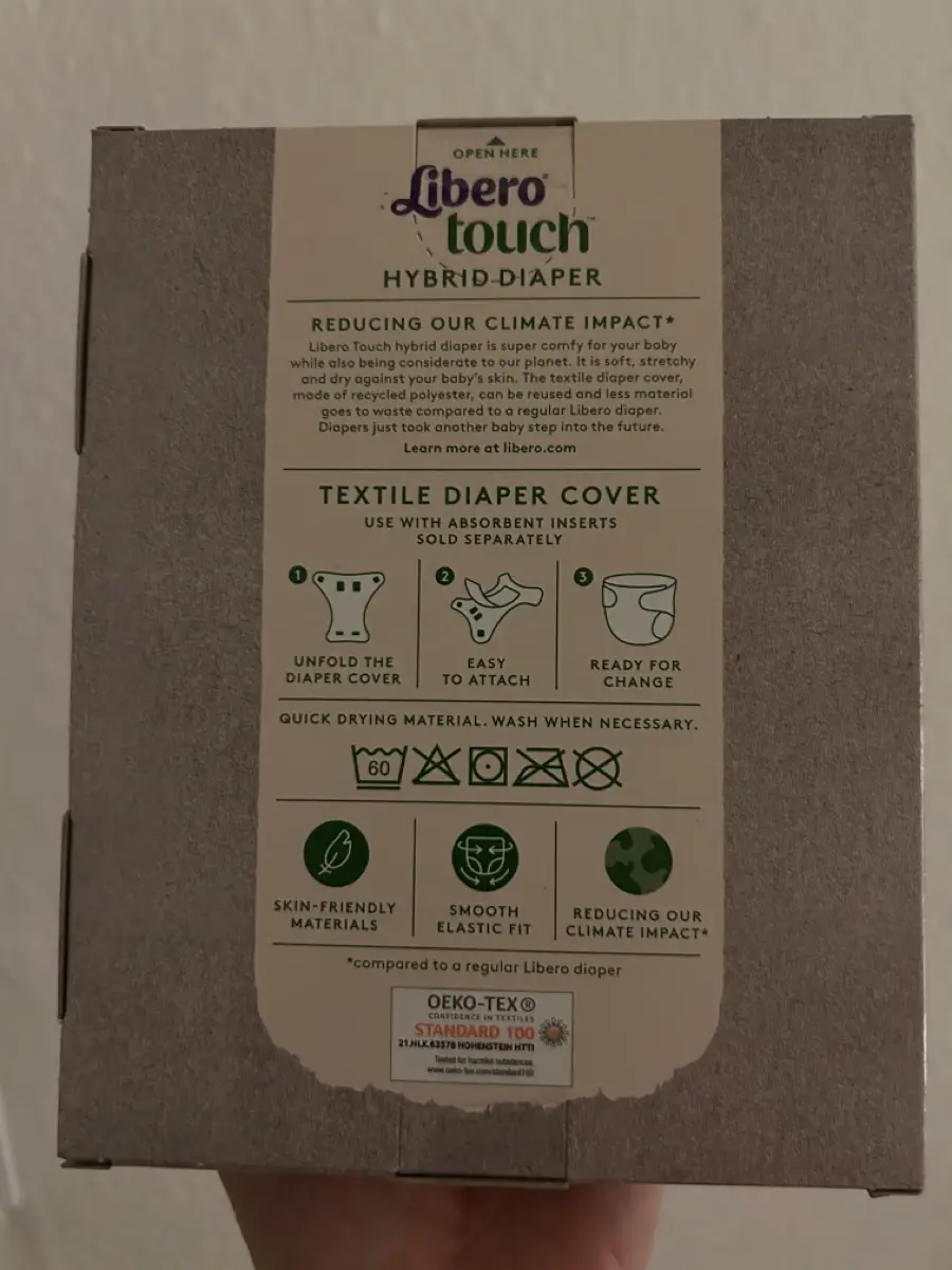 Libero Touch Hybrid diaper ble cover