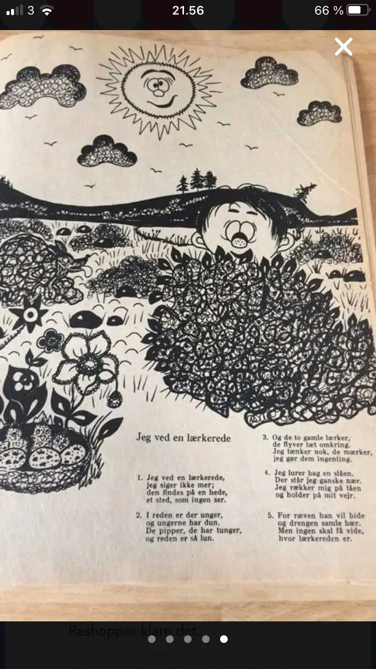 Børnenes billedbog med sange RETRObog fra 1970'erne