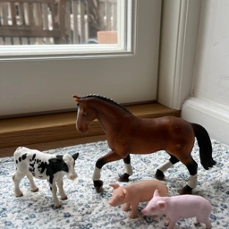 Schleich 4 x bondegårdsdyr