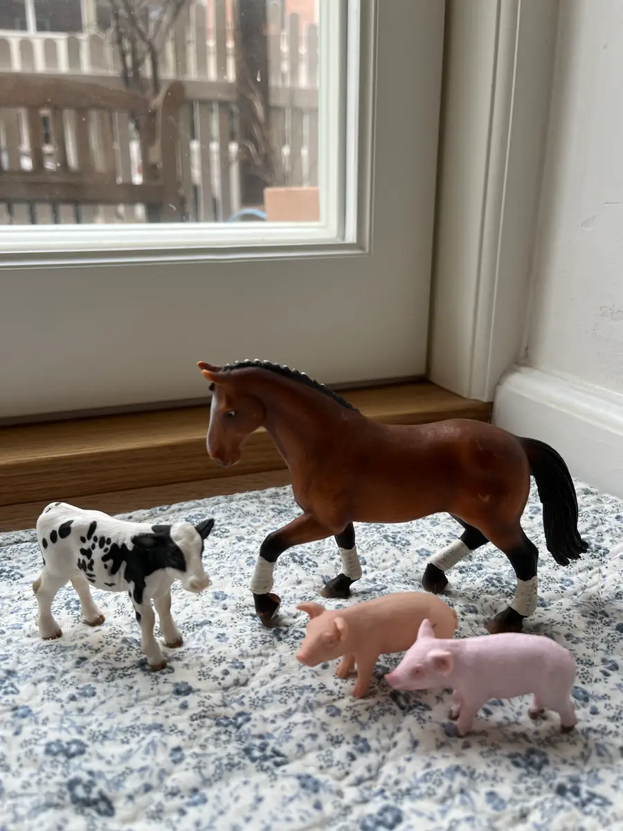 Schleich 4 x bondegårdsdyr