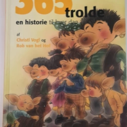 365 trolde historier Stor billedbog