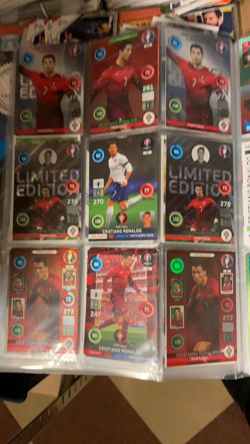 Panini Ronaldo Fodboldkort