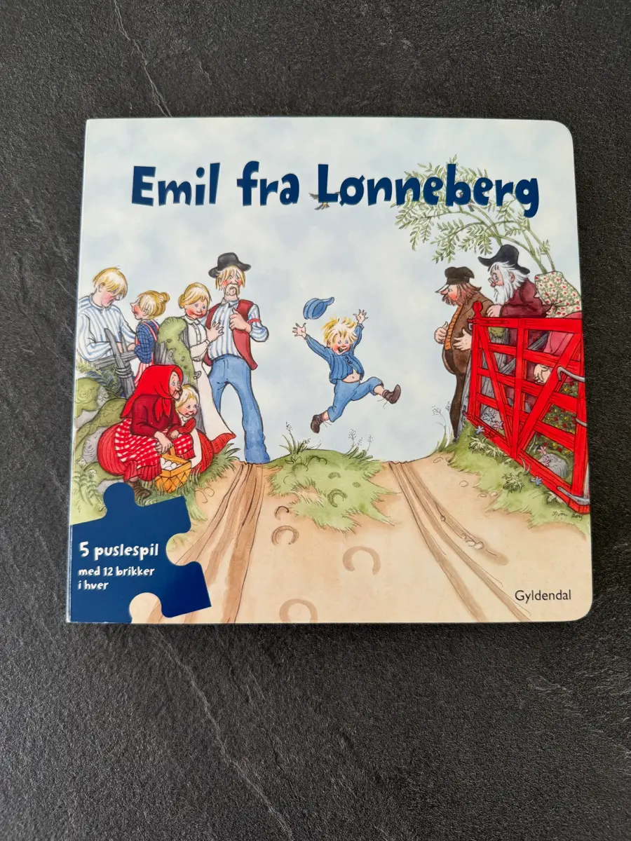 Emil fra Lønneberg Bog med puslespil