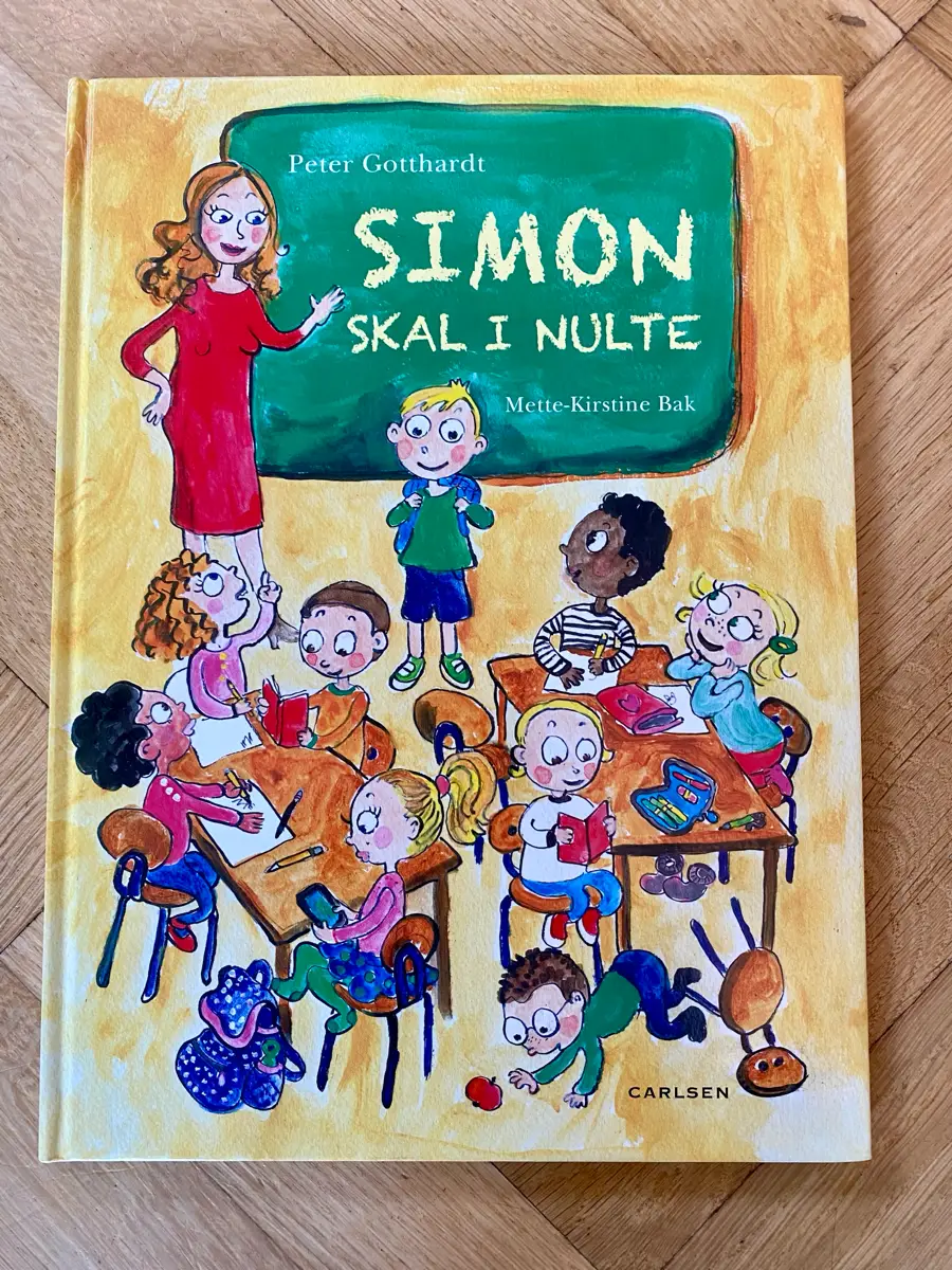 Simon skal i nulte Bog skolestart