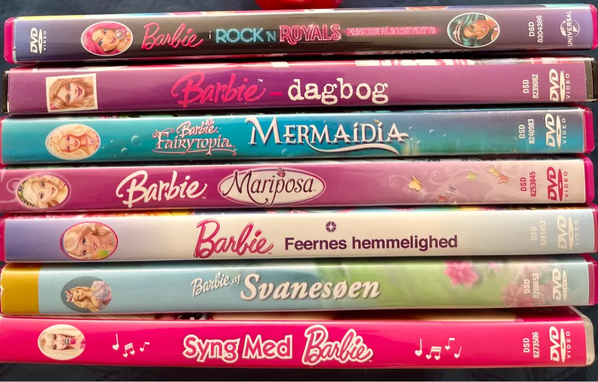 Barbie DVD film barbiefilm dvd-film Prinsesse Barbie serie og film