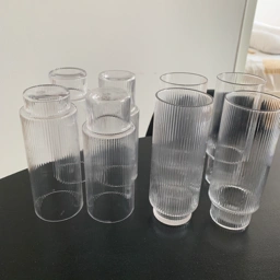 ferm LIVING Ripple Long drink glasses