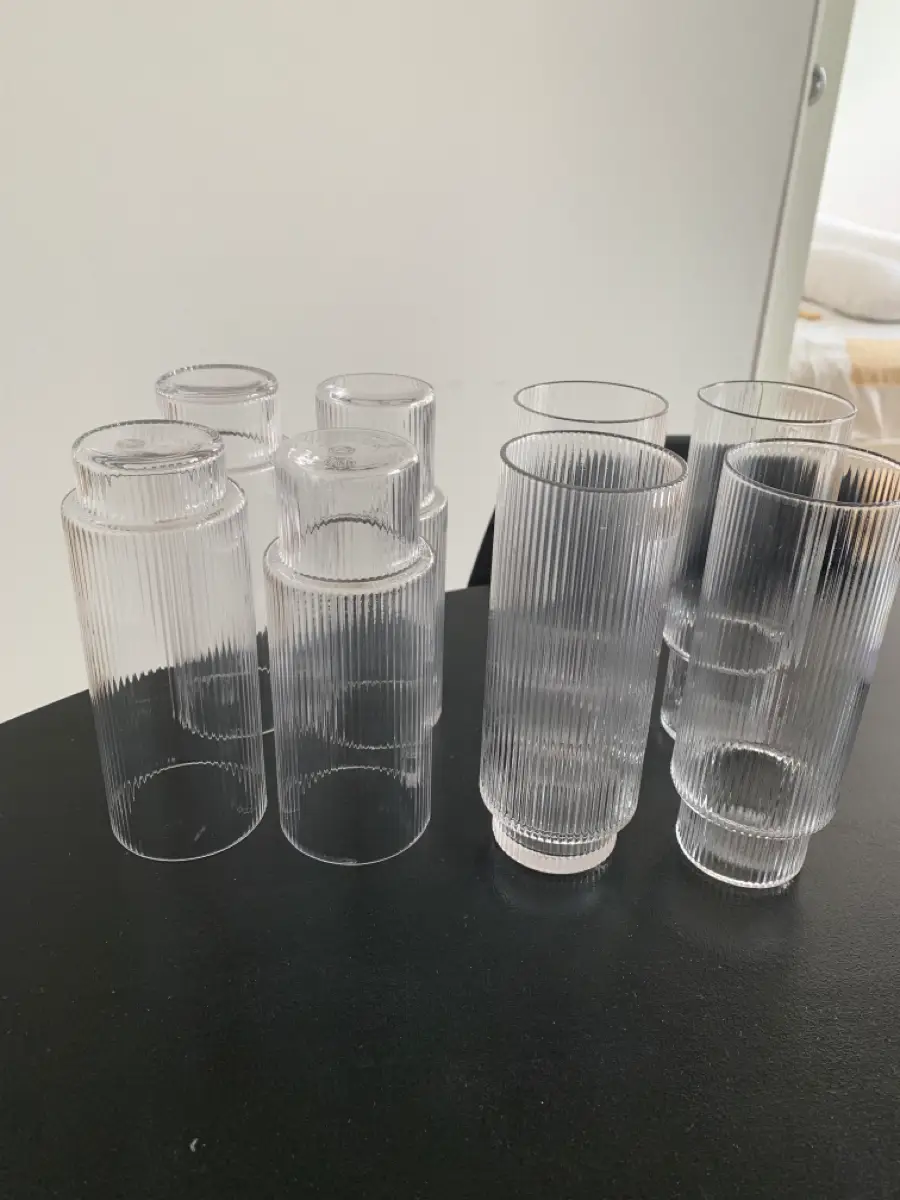 ferm LIVING Ripple Long drink glasses