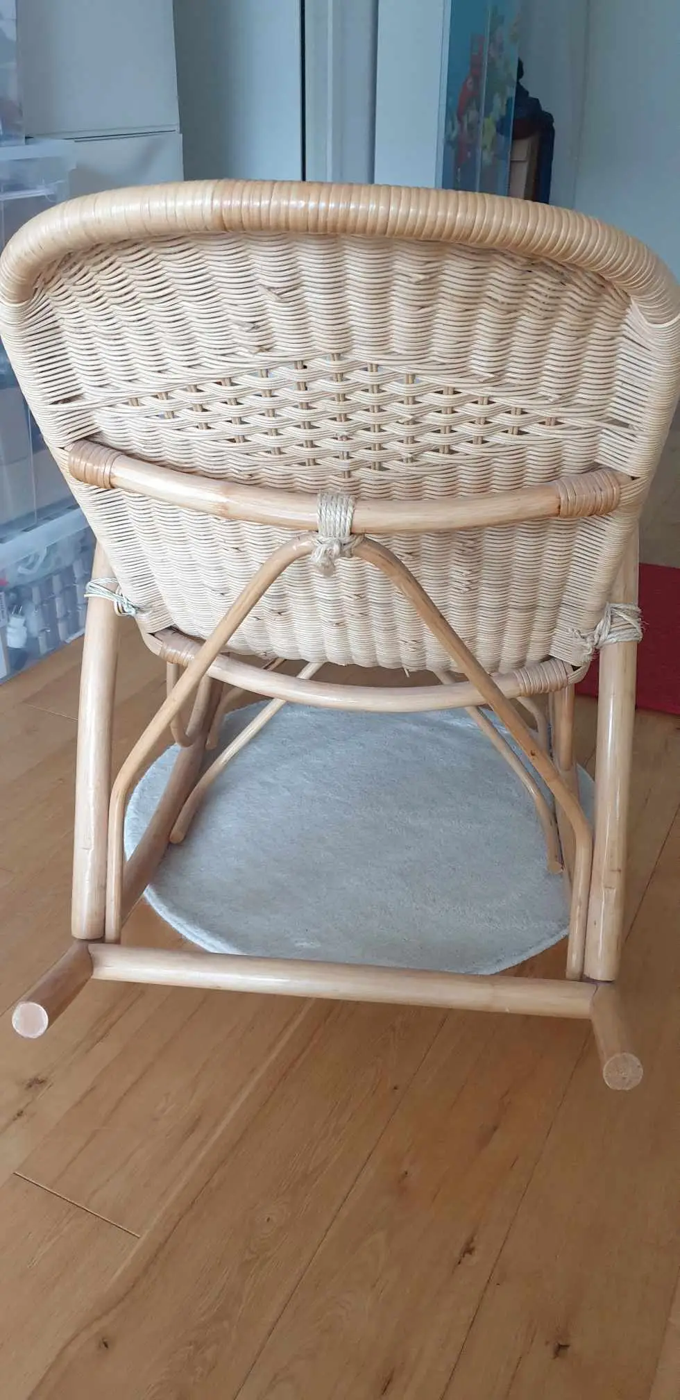 Ukendt Bamboo rattan gyngestol