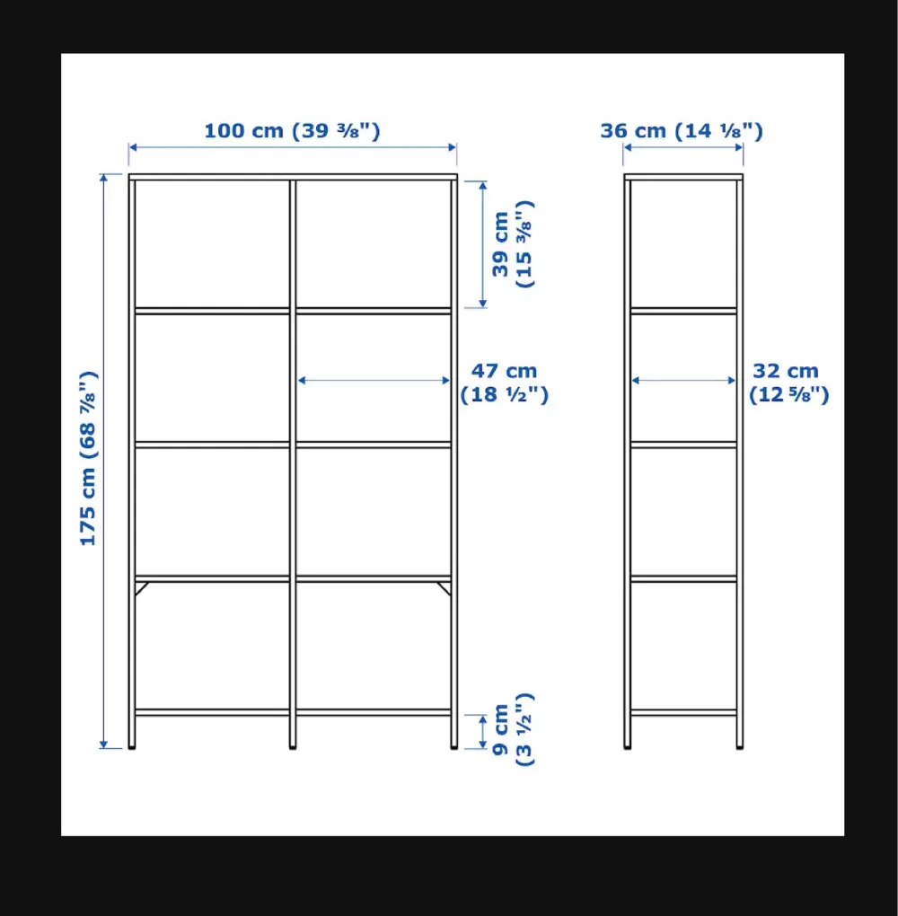 IKEA Reol Vittsjö