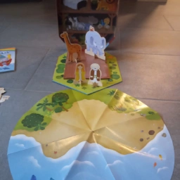 Ukendt Noah's ark read-and-play book