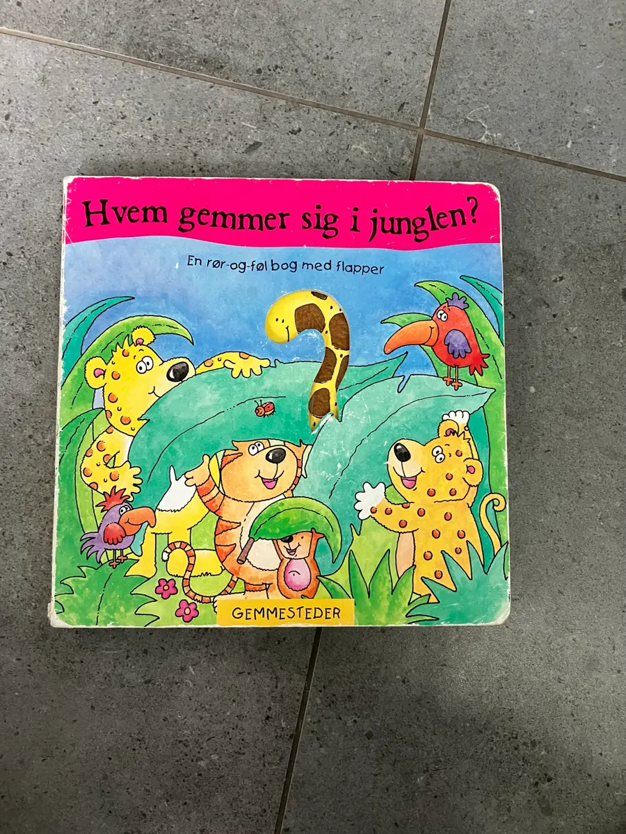 Hvem gemmer sig i junglen Løft-flapperne bog