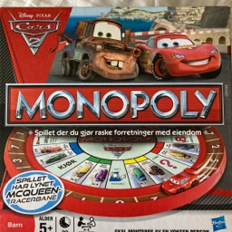 Hasbro Cars Monopoly