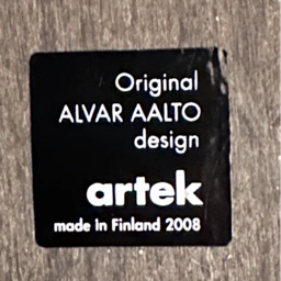 Artek Alvar Aalto Skammel barstol