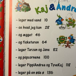 Kaj og Andrea på fisketur - og andre his Bog