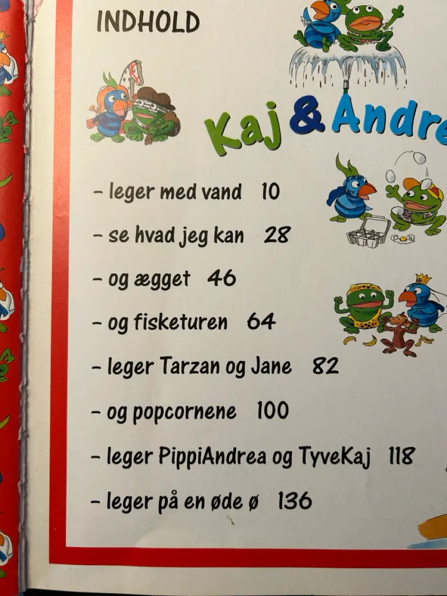 Kaj og Andrea på fisketur - og andre his Bog