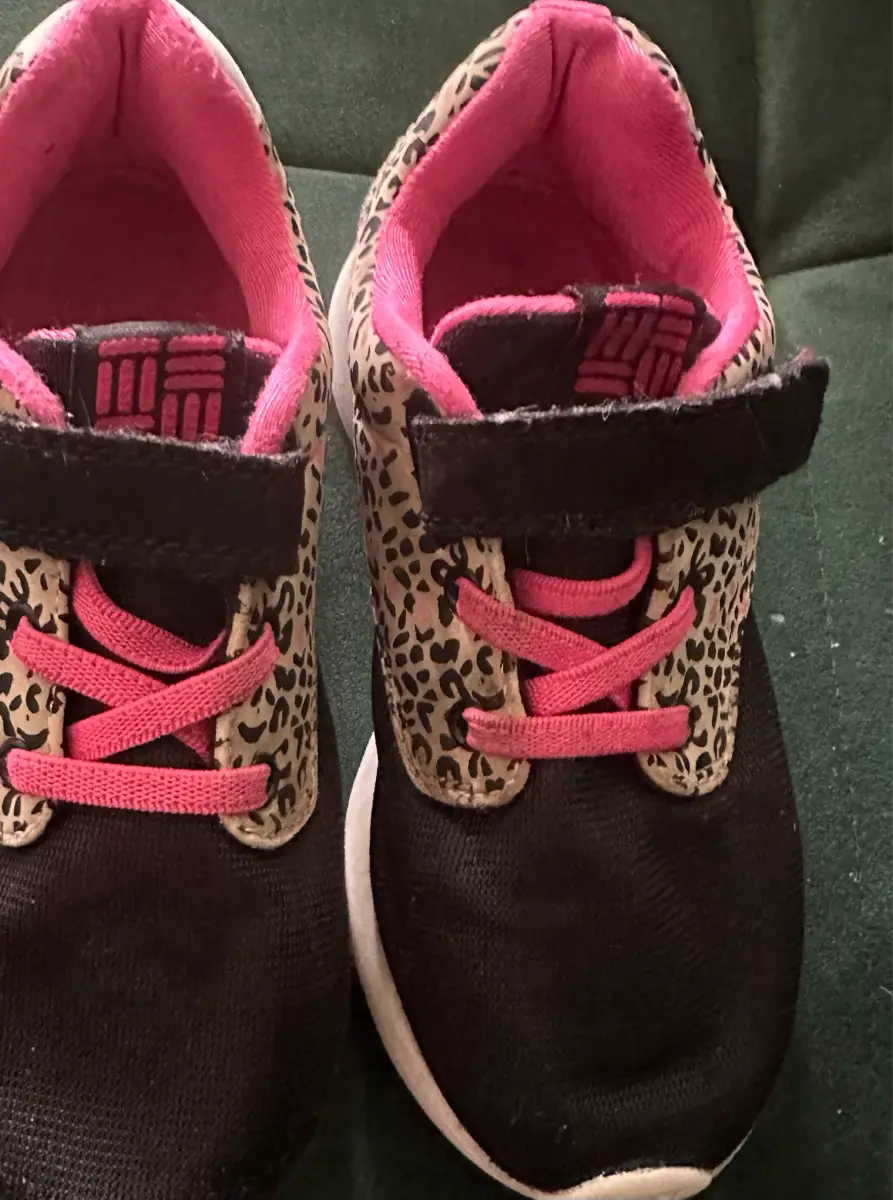 pink leopard lyserød 29 sneakers sko sort beige pin