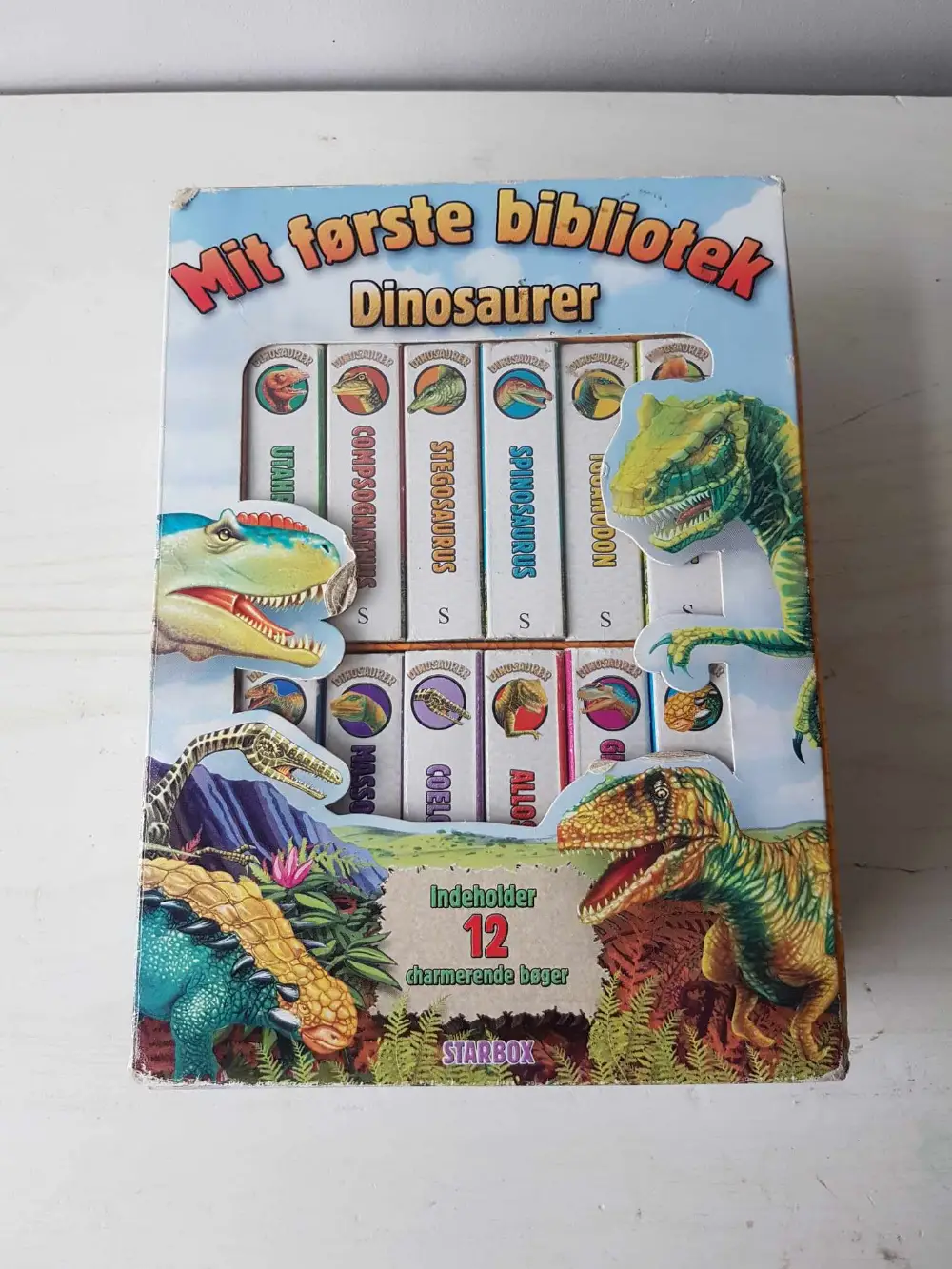 OM DINOSAURER MIT FØRSTE BIBLIOTEK