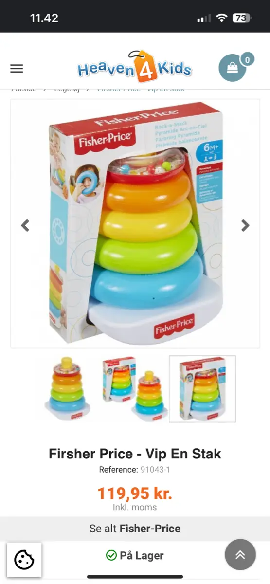 Fisher Price Stabeltårn