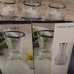 Marie Sohl Vase og lyse stager karaffel